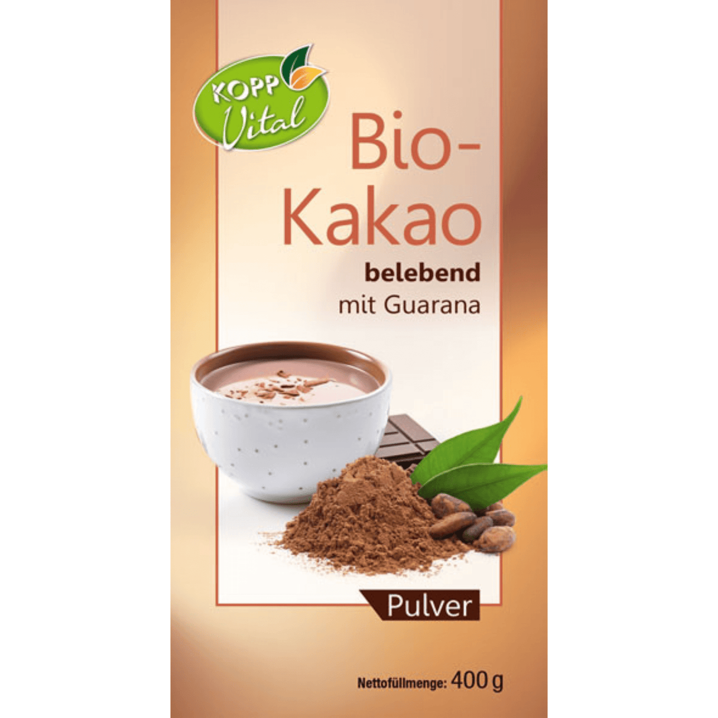 Bio-Kakaopulver mit Guarana und Kokosblütenzucker – vegane Kakaomischung ohne Zusatzstoffe, ideal für Energie und Fokus