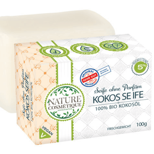 Bio-Kokosseife handgemacht – kaltgerührt, vegan & naturrein für empfindliche Haut