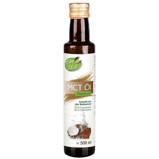 MCT - Öl - vegan 100 - prozentige Reinheit, 500 ml - Kokoswelt