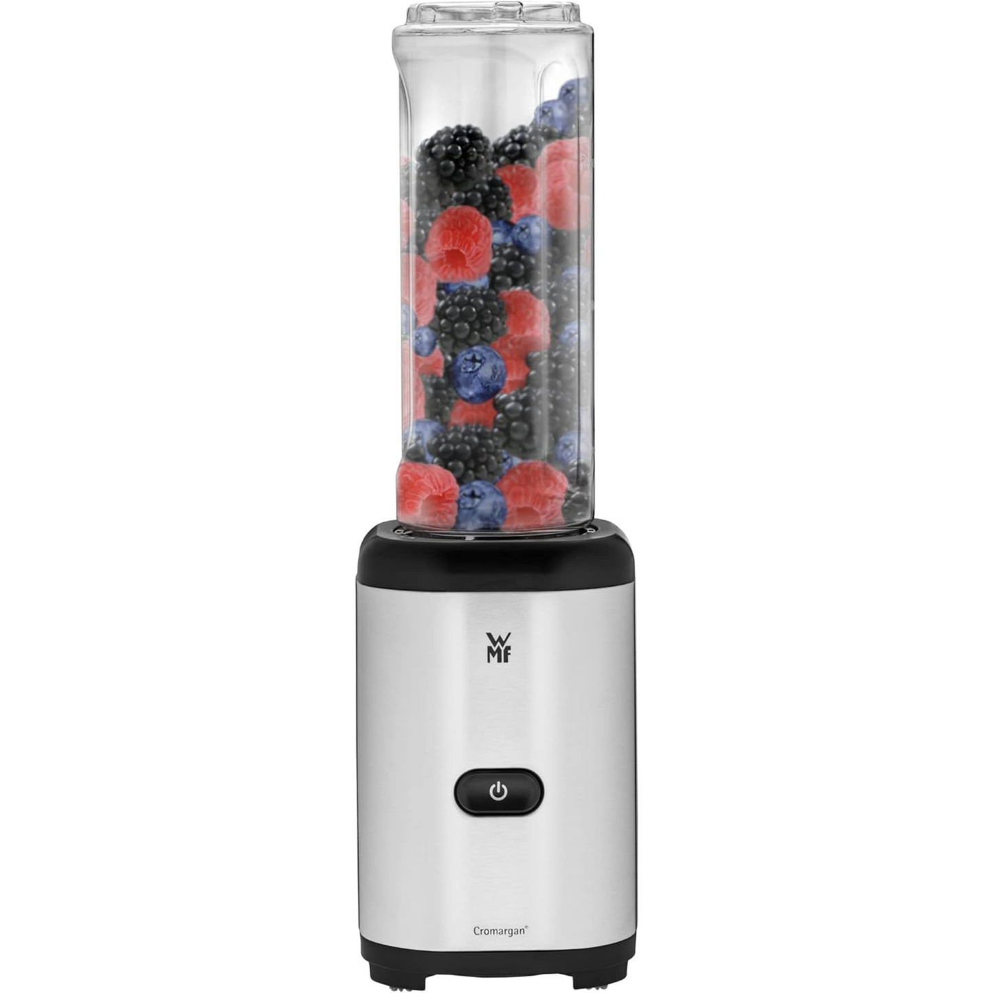 Tritan Trinkflasche mit Mixaufsatz und Cromargan® Edelstahlgehäuse
