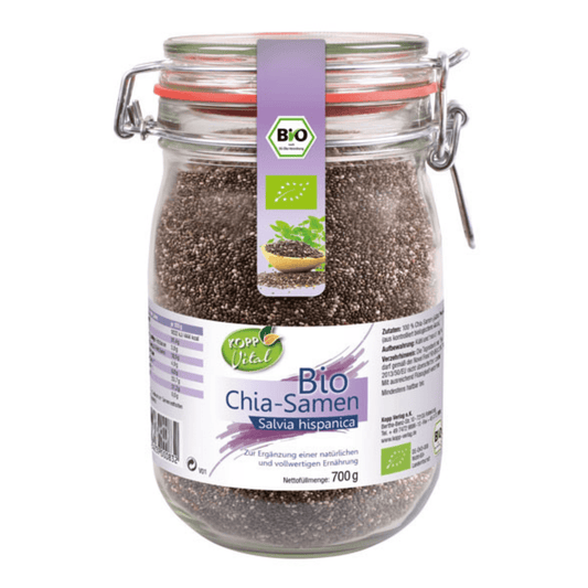 Bio Chia Samen im Bügelglas – Vegan & mit Liebe von uns getestet - Kokoswelt