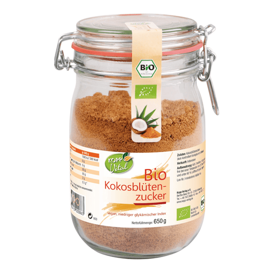 Bio Kokosblütenzucker - vegan, unraffiniert - Kokoswelt