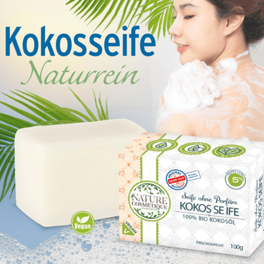 Bio-Kokosseife handgemacht – kaltgerührt, vegan & naturrein für empfindliche Haut