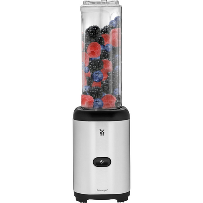 Tritan Trinkflasche mit Mixaufsatz und Cromargan® Edelstahlgehäuse